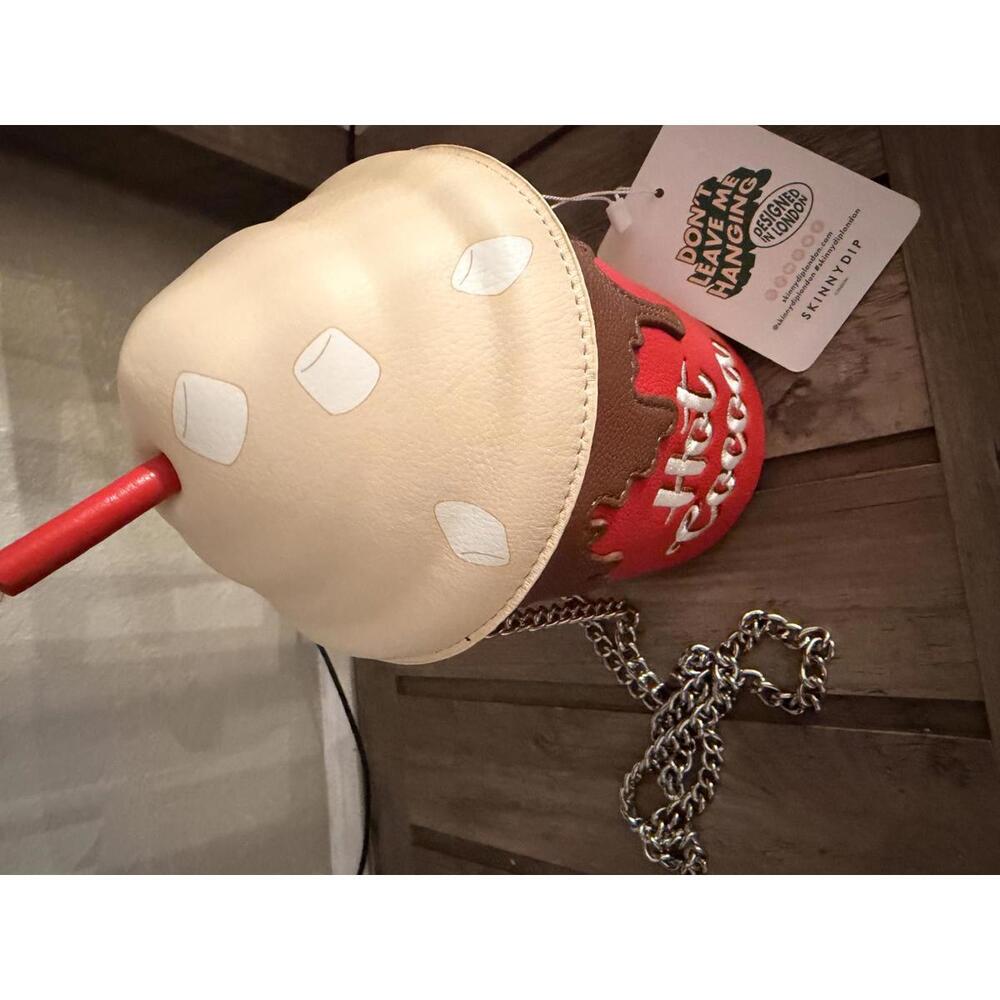 Skinnydip Hot Cocoa Novelty Crossbody Bag